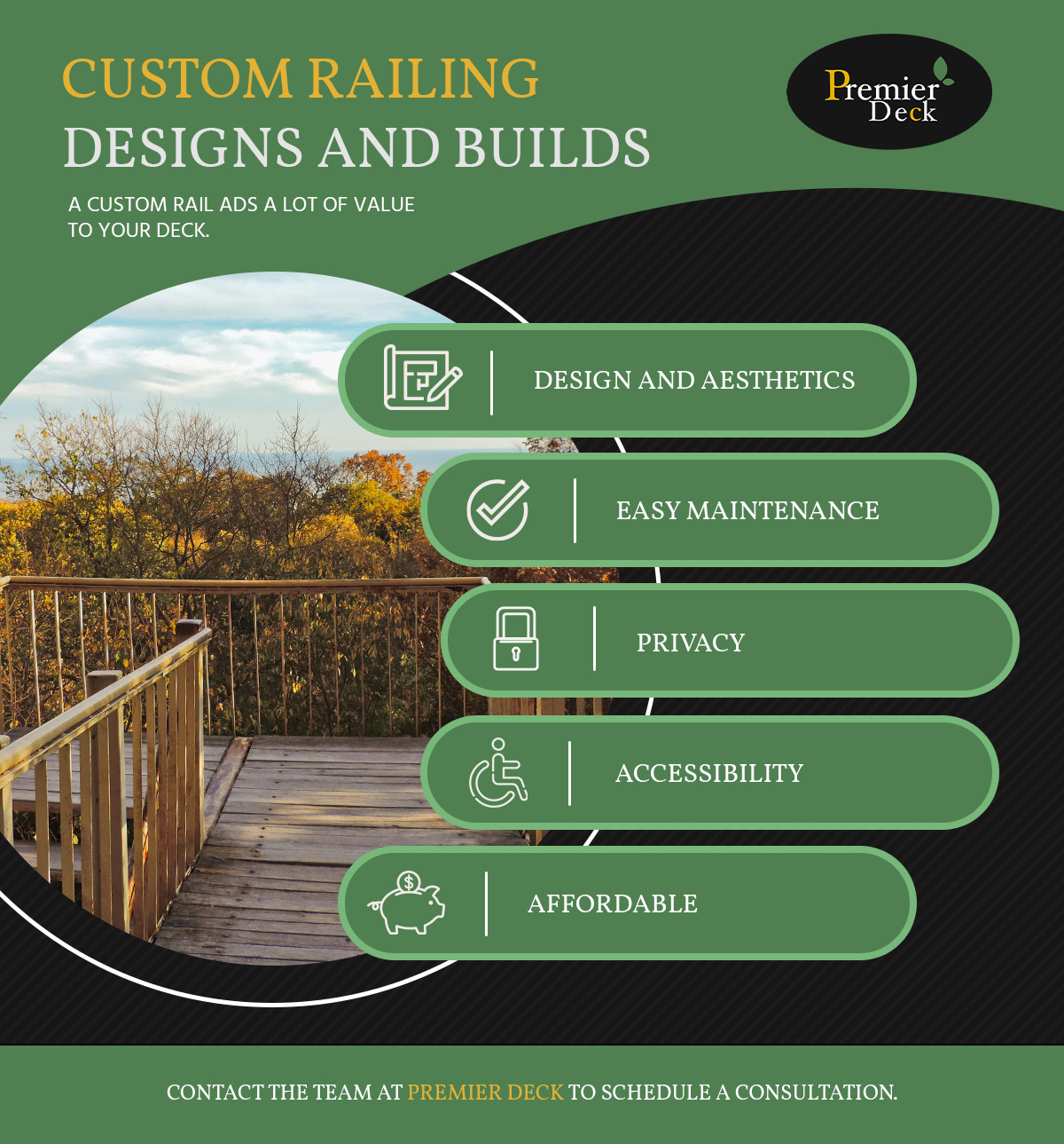 Modern Deck Railing and Installation | Premier Deck