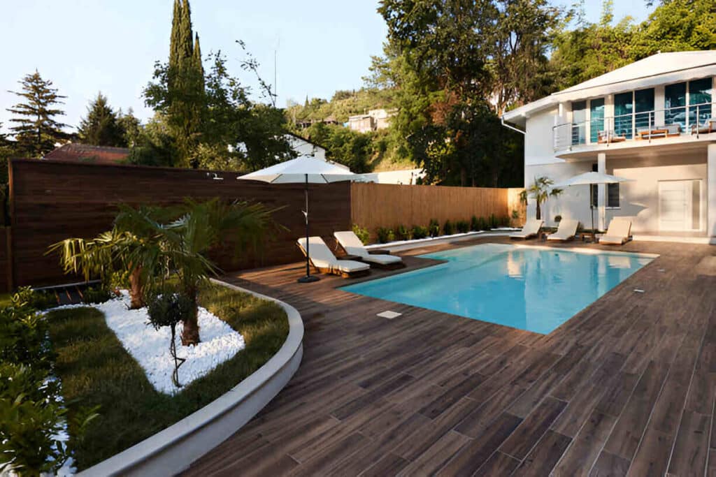 pool decking